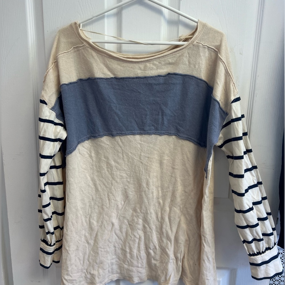 We the Free by Free People Awesome Long Sleeve T-Shirt in Size Medium